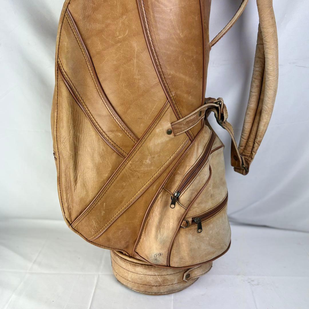 NATURAL LEATHER ナチュラルレザー キャディバッグ ゴルフバッグ