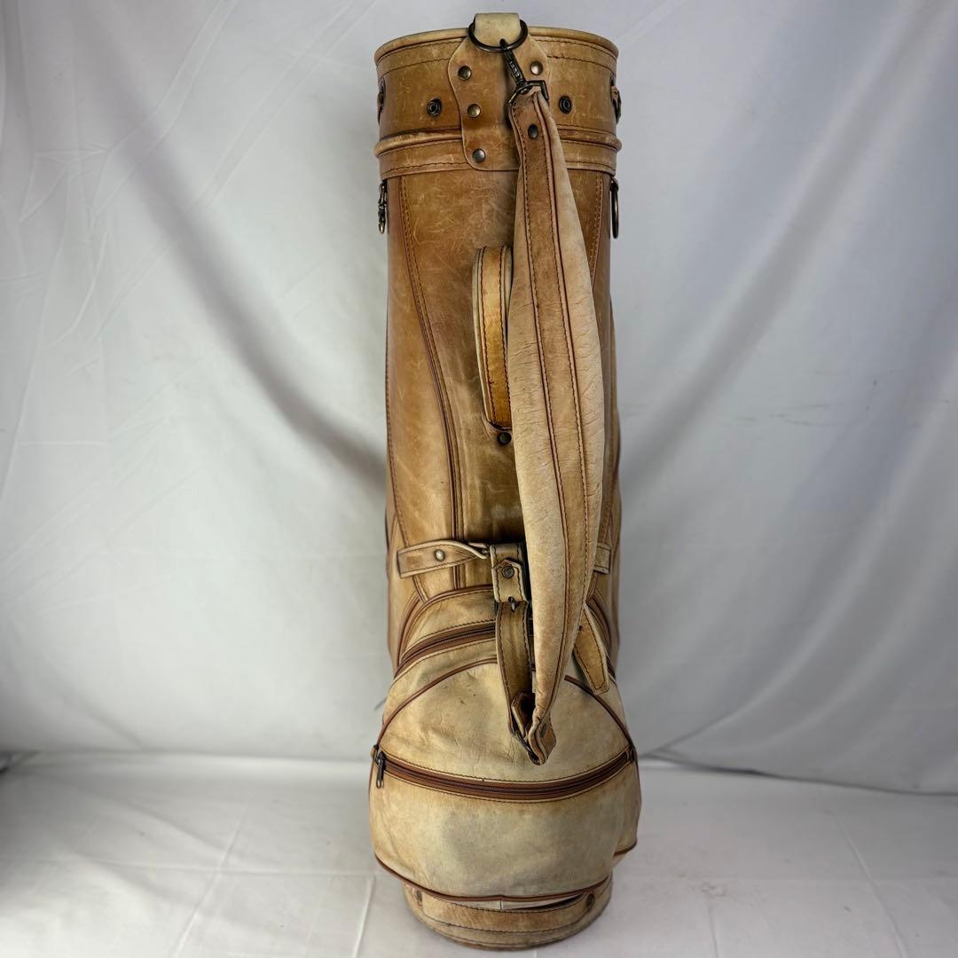 NATURAL LEATHER ナチュラルレザー キャディバッグ ゴルフバッグ