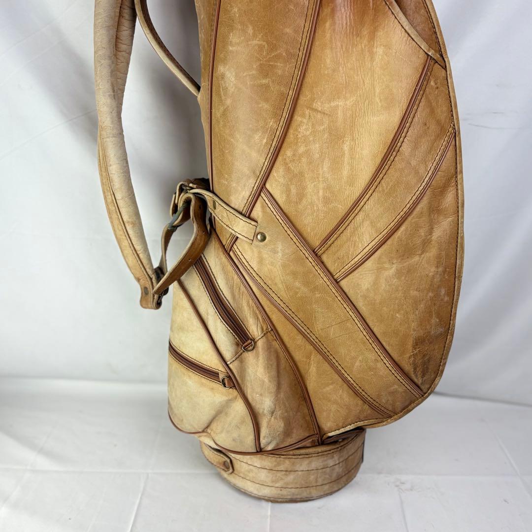 NATURAL LEATHER ナチュラルレザー キャディバッグ ゴルフバッグ
