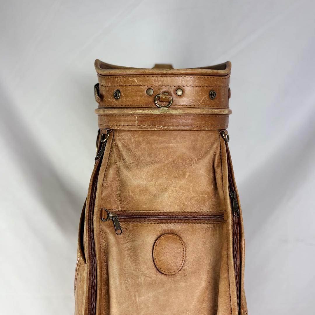 NATURAL LEATHER ナチュラルレザー キャディバッグ ゴルフバッグ