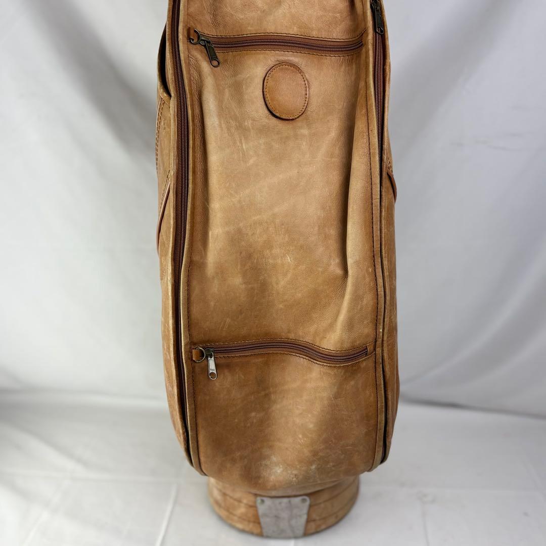 NATURAL LEATHER ナチュラルレザー キャディバッグ ゴルフバッグ