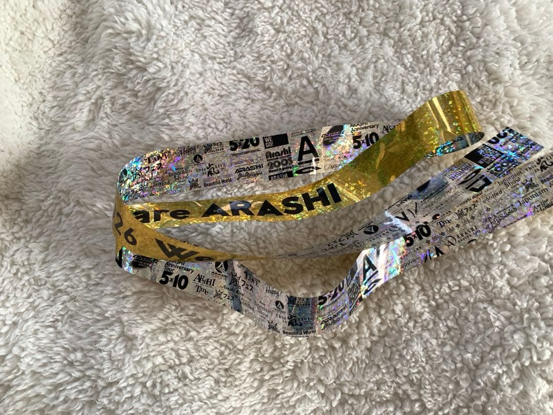 ARASHI LIVE TOUR 2026 銀テープゴールド