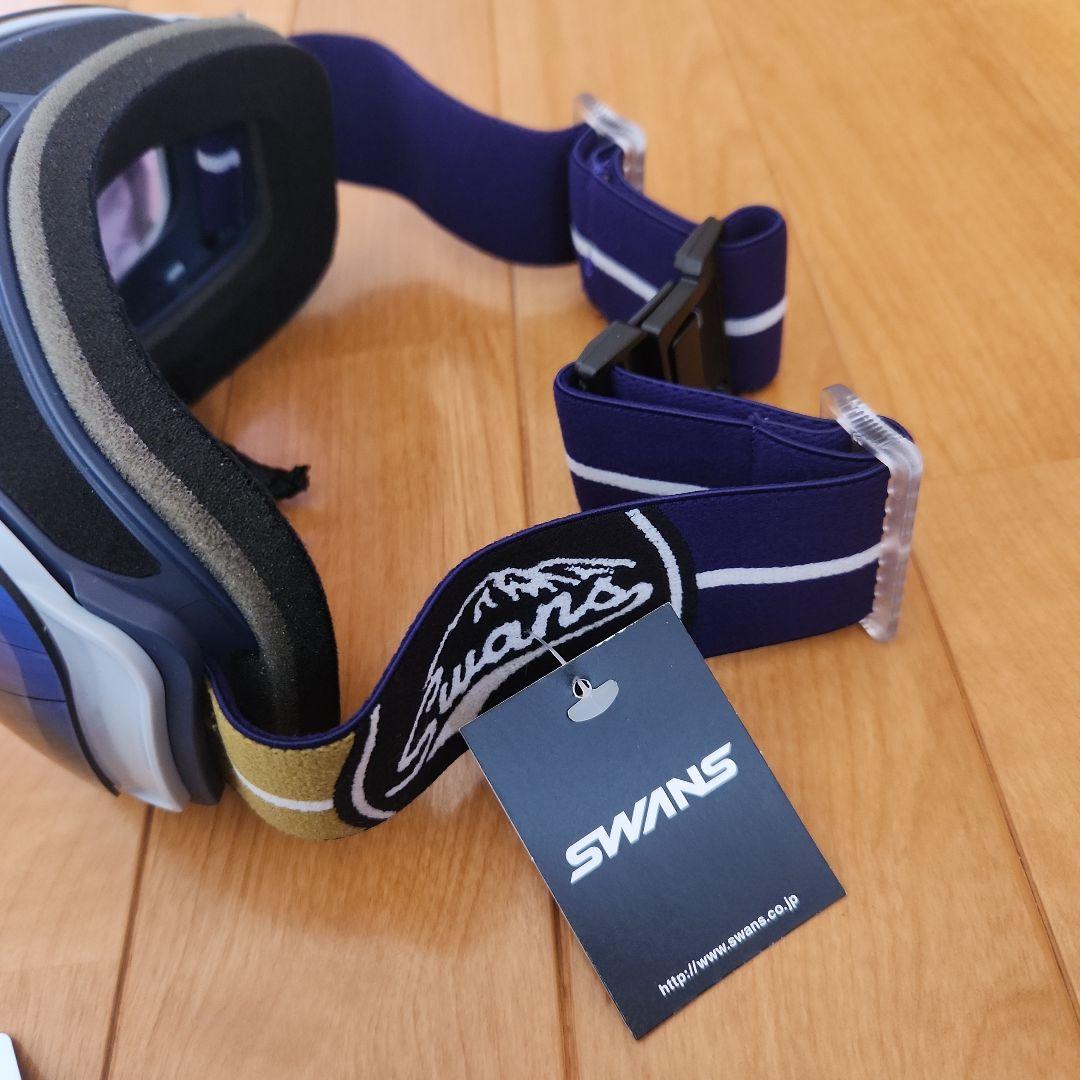 SWANS スノーボード.スキーゴーグル 090-MDHS.NAVY.未使用品