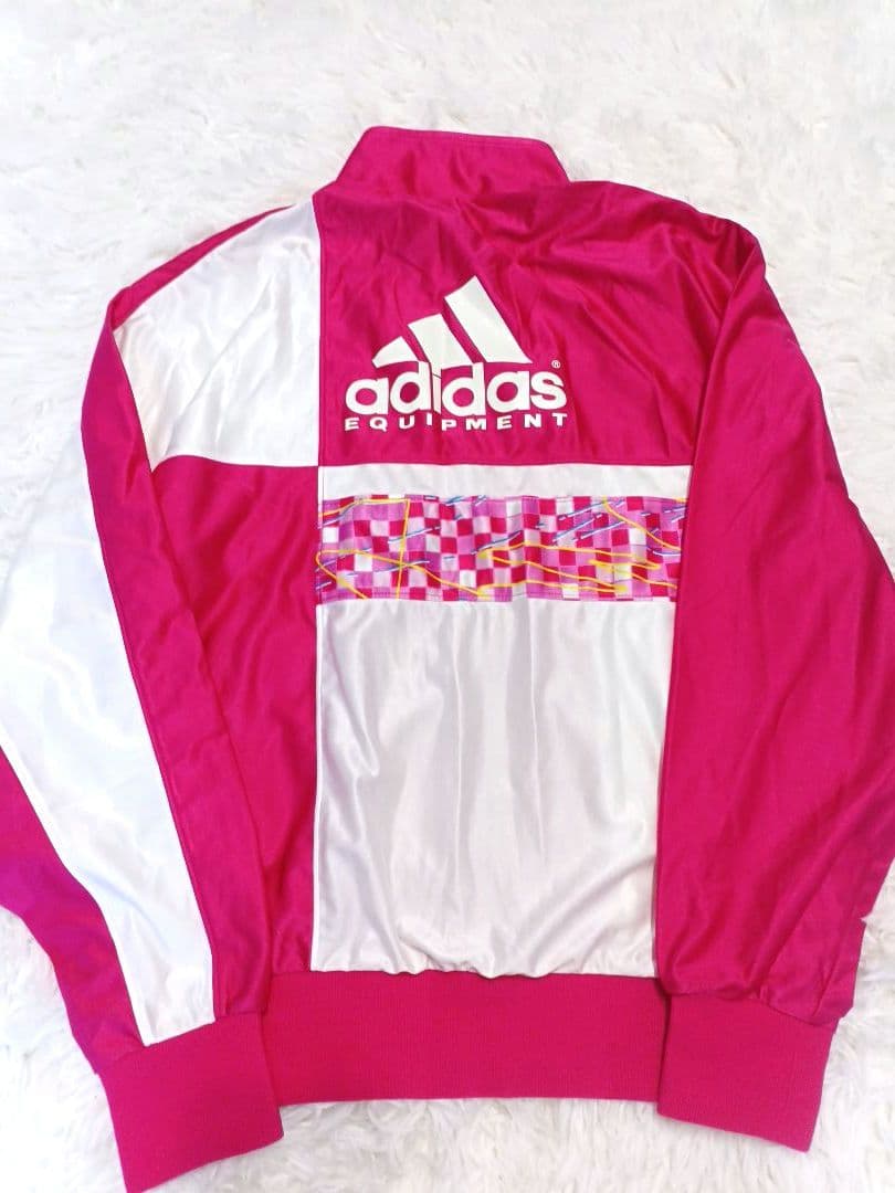 90s アディダス デサント フランス ジャージ セットアップ ピンク S M