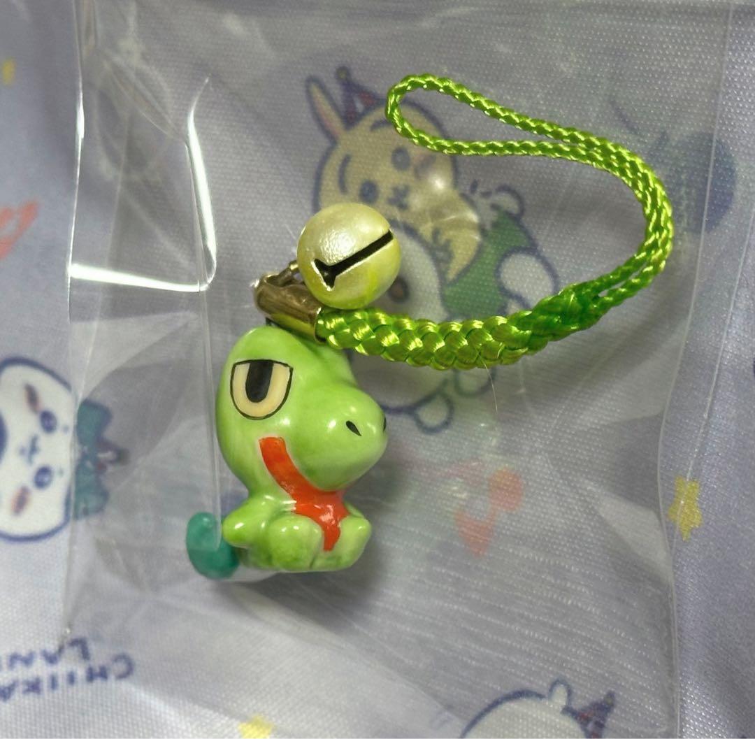 ポケモンセンター 根付 ストラップ キモリ 陶器 キーホルダー