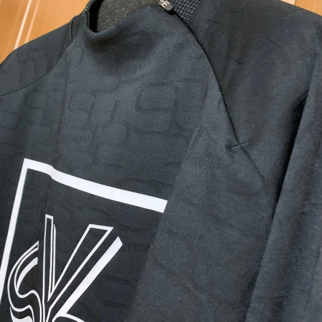 SY32 エスワイサーティトゥゴルフ ★SYG インターロック 長袖シャツ★黒Ｌ