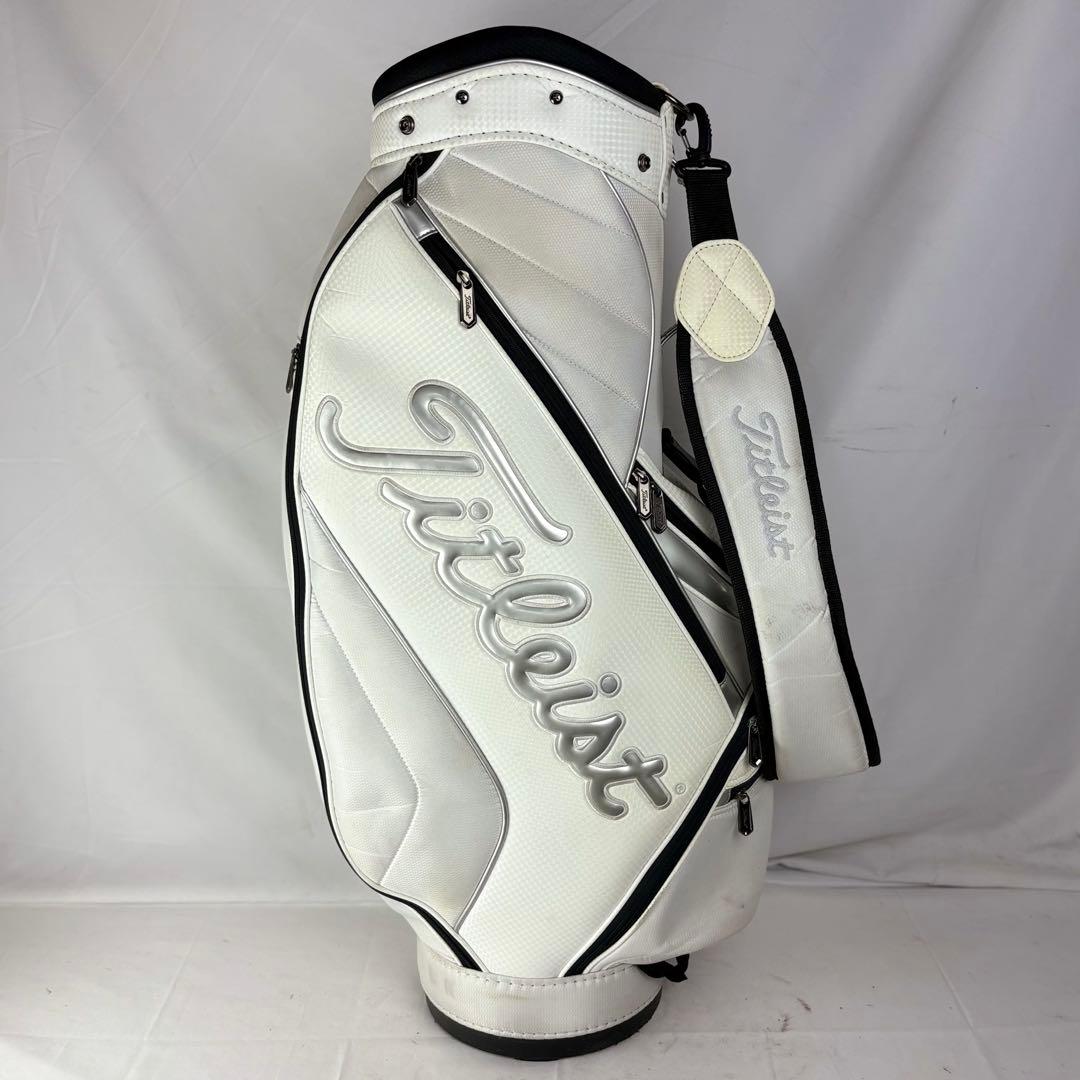 タイトリスト TITLEIST キャディバッグ ゴルフバッグ ホワイト 5分割
