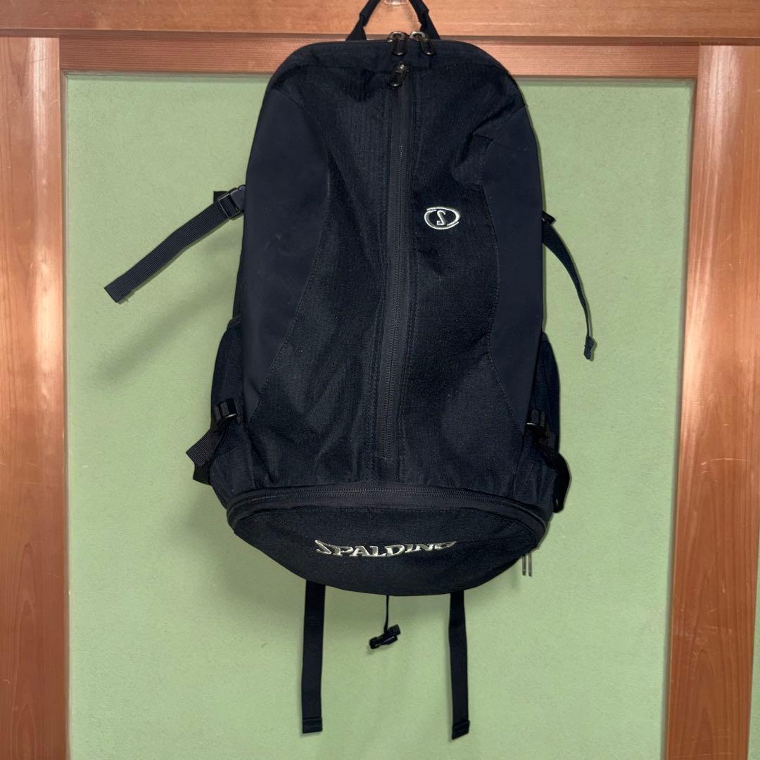 スポルディング ケイジャー バックパック リュックサック ブラック×シルバー