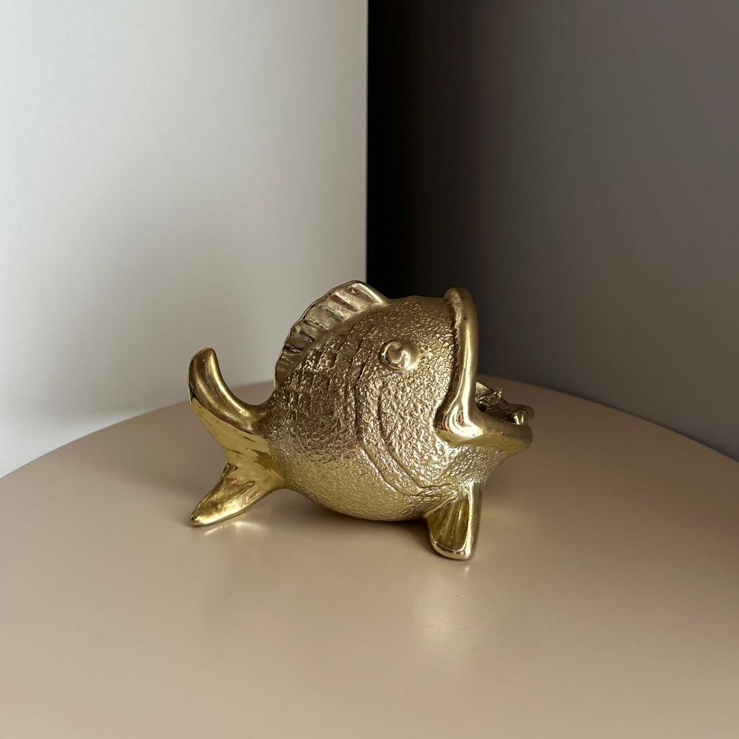 鯛 魚 縁起物 置物 昭和 レトロ ビンテージ アンティーク ヴィンテージ