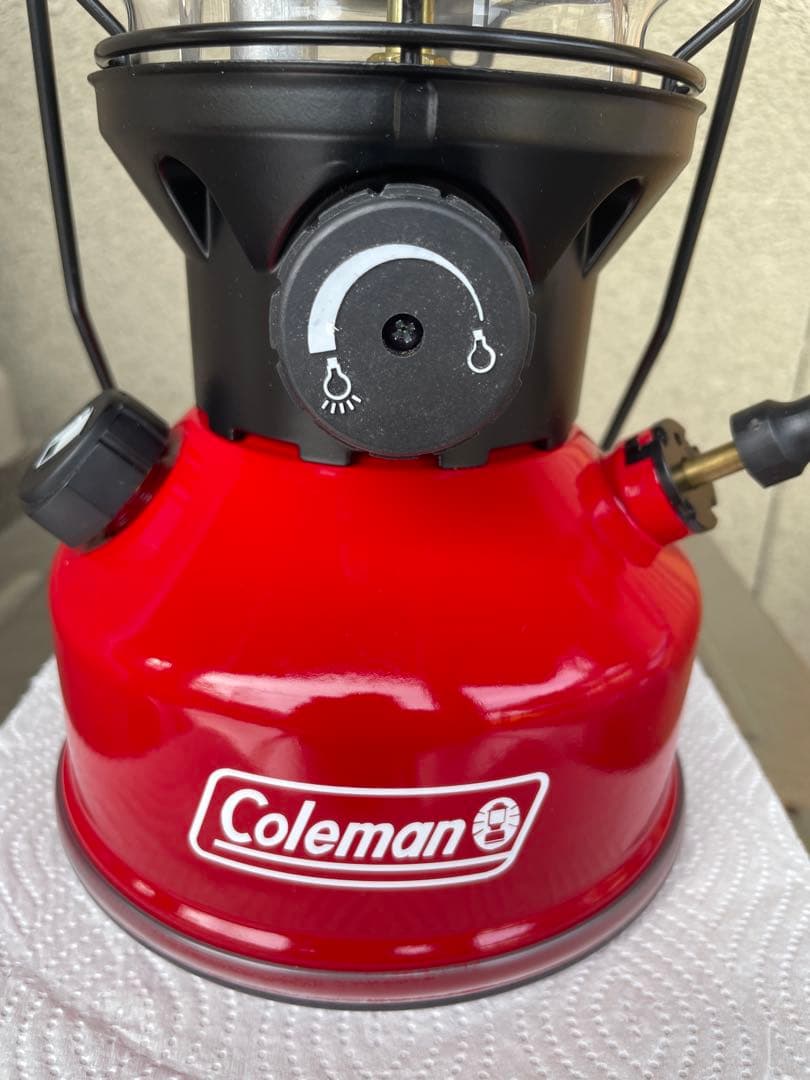 コールマン　ランタン　ノーススター　カスタマイズ　RED