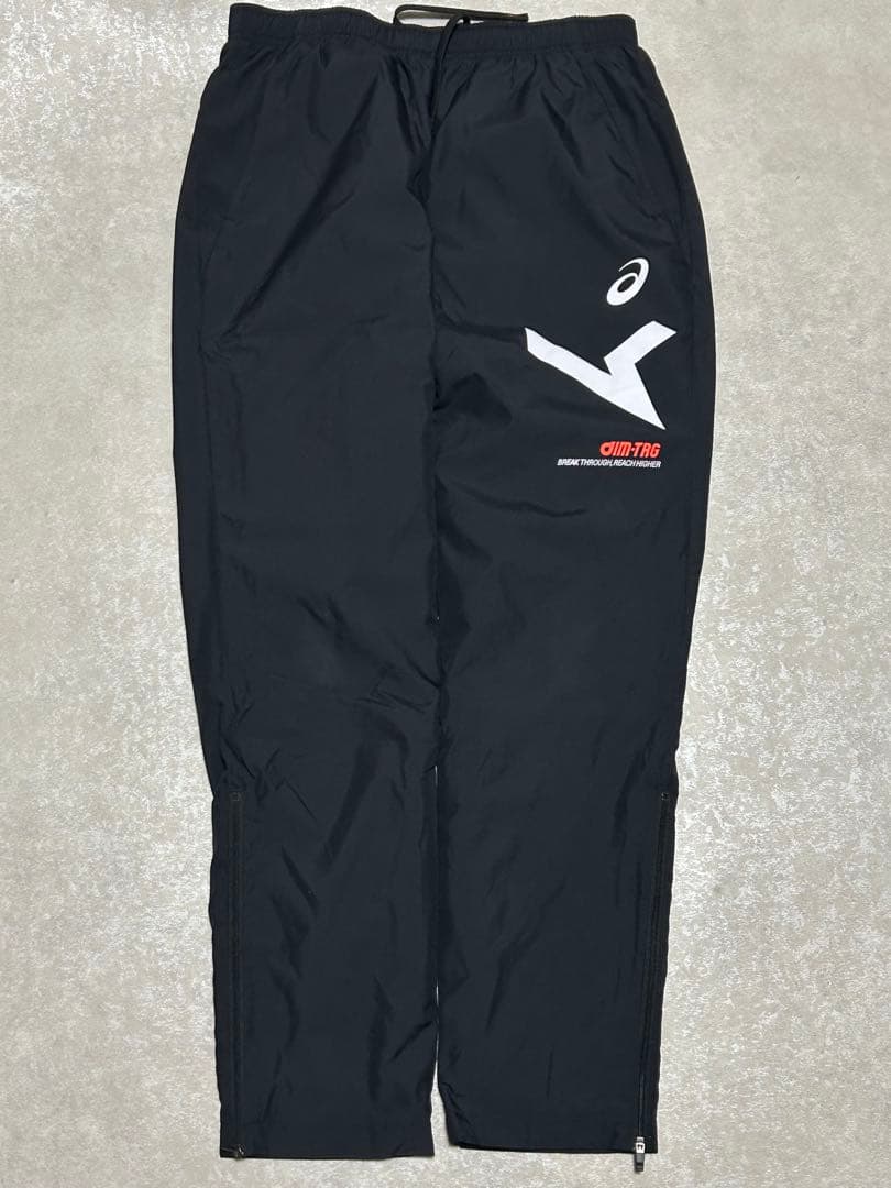 未使用 セットアップ asics AIM-TRG裏トリコットウインドブレーカー