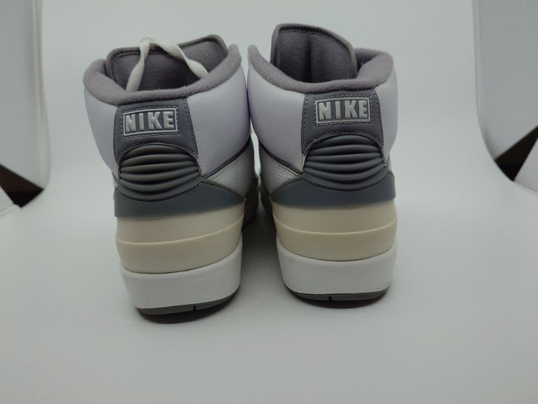NIKE Air Jordan 2 ホワイト/グレー 27cm UK8