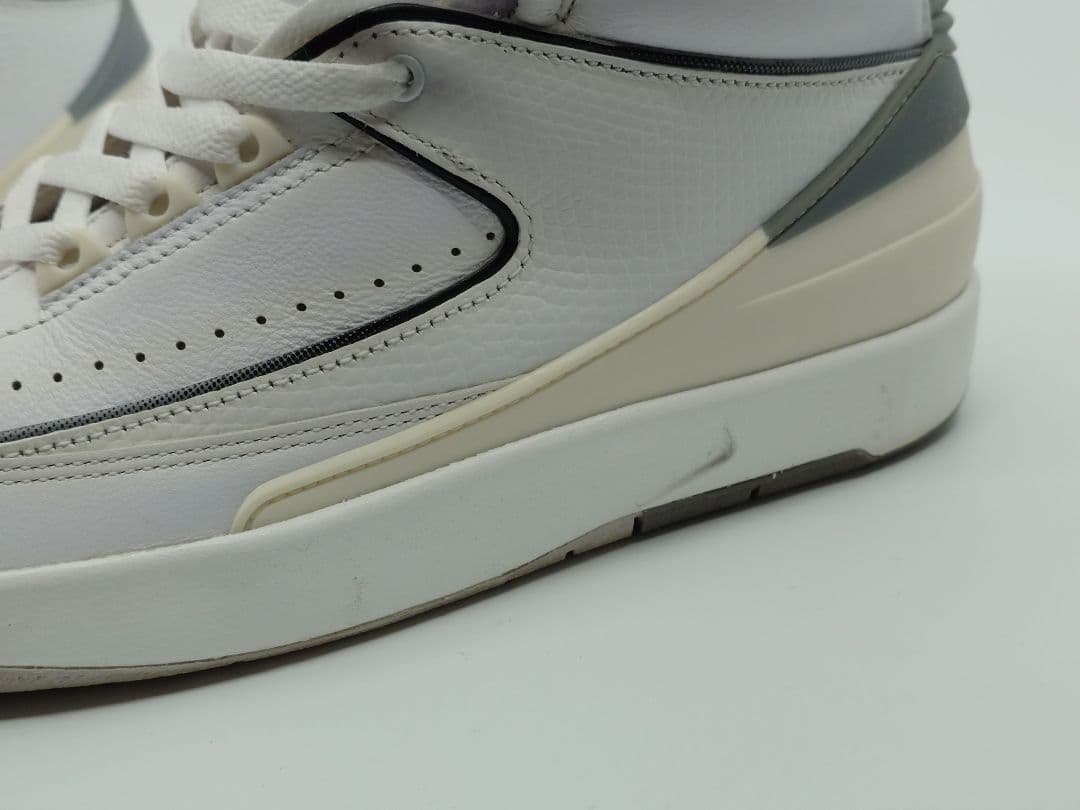 NIKE Air Jordan 2 ホワイト/グレー 27cm UK8
