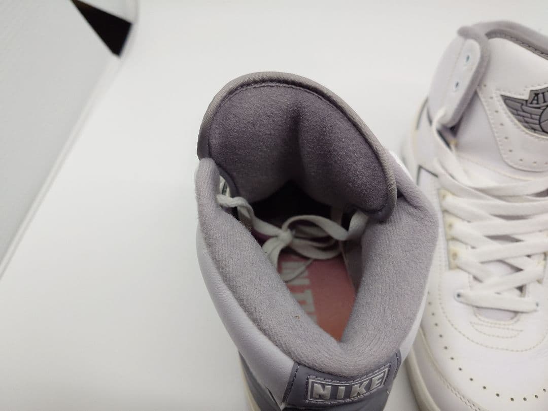 NIKE Air Jordan 2 ホワイト/グレー 27cm UK8