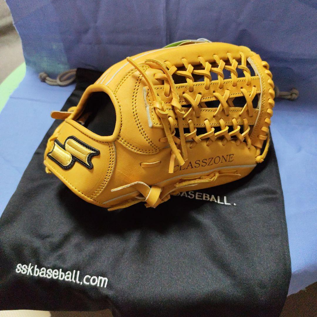 【早いもの勝ち】SSK CL-0970 右投げ 軟式グローブ 外野手用イエロー