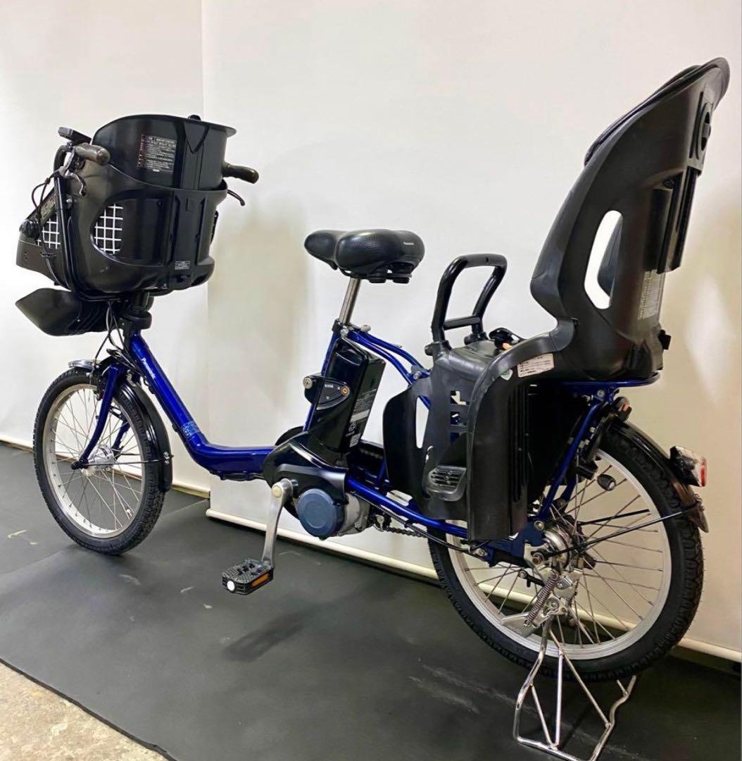 1年保証 パナソニック　ギュットミニ　20インチ　紺色　電動アシスト自転車