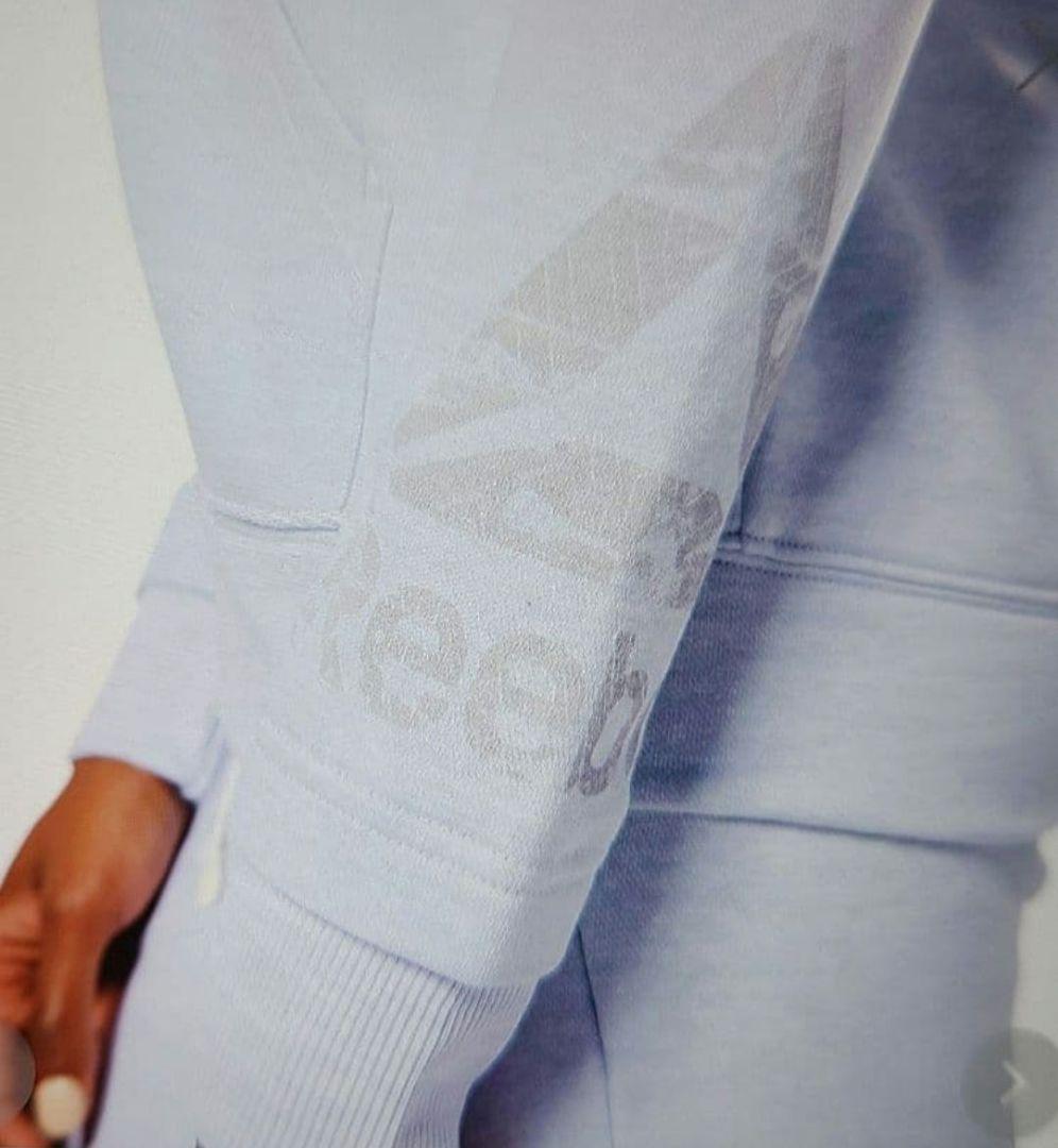 Reebok ダークグレー ジャージ上下セット新品レディースOT