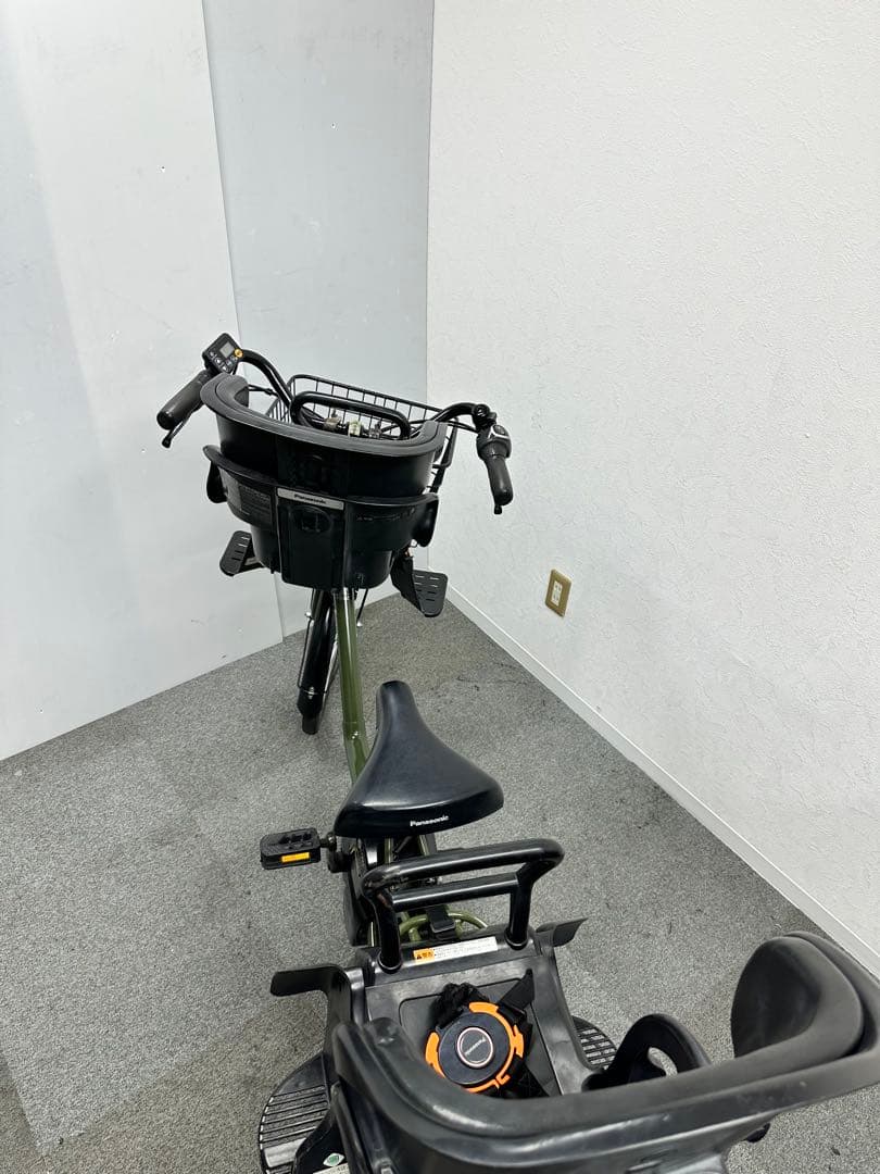 3人乗り電動アシスト自転車　パナソニック製　22インチ子供乗せシート付き　買い得