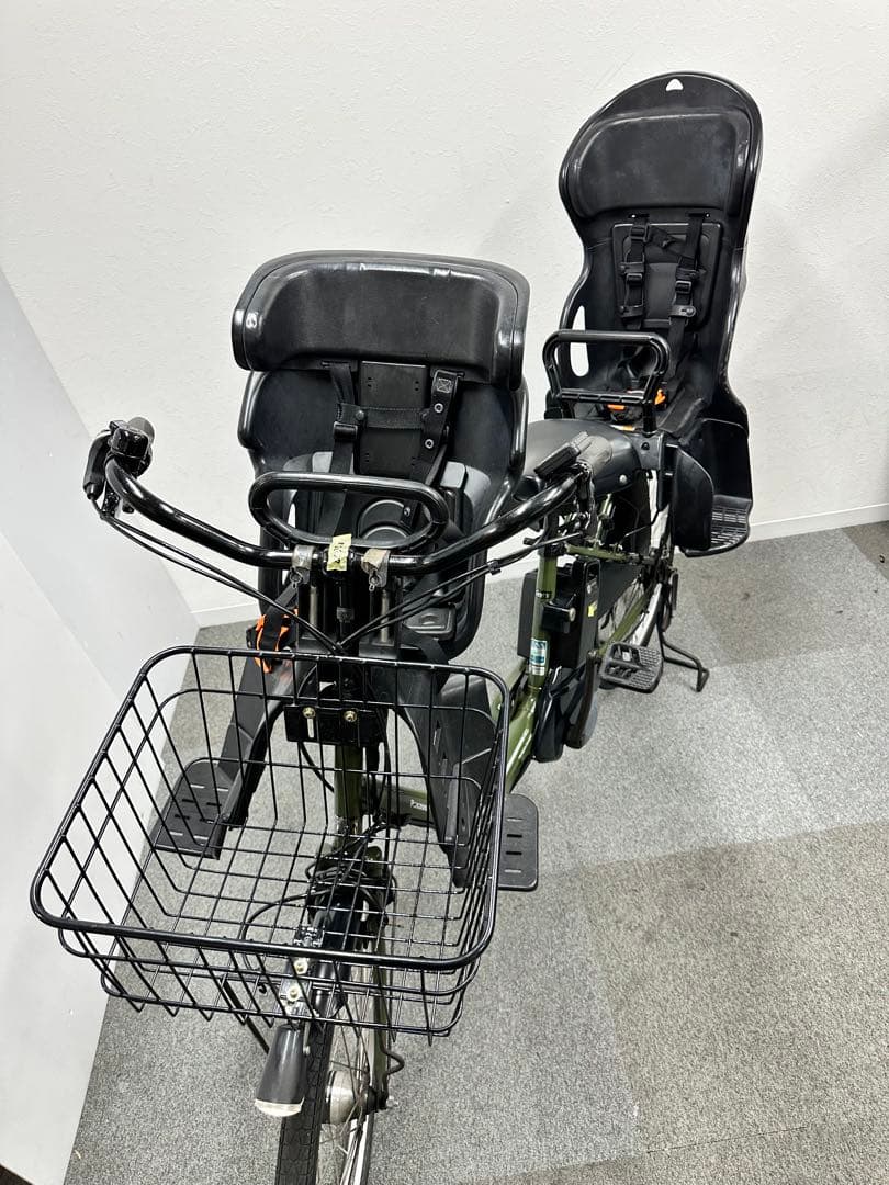3人乗り電動アシスト自転車　パナソニック製　22インチ子供乗せシート付き　買い得