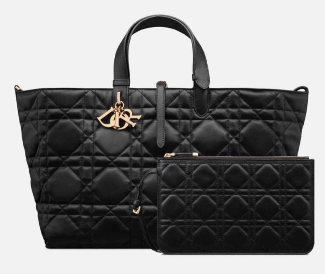 ブラックキルティングハンドバッグ　大容量限定価格