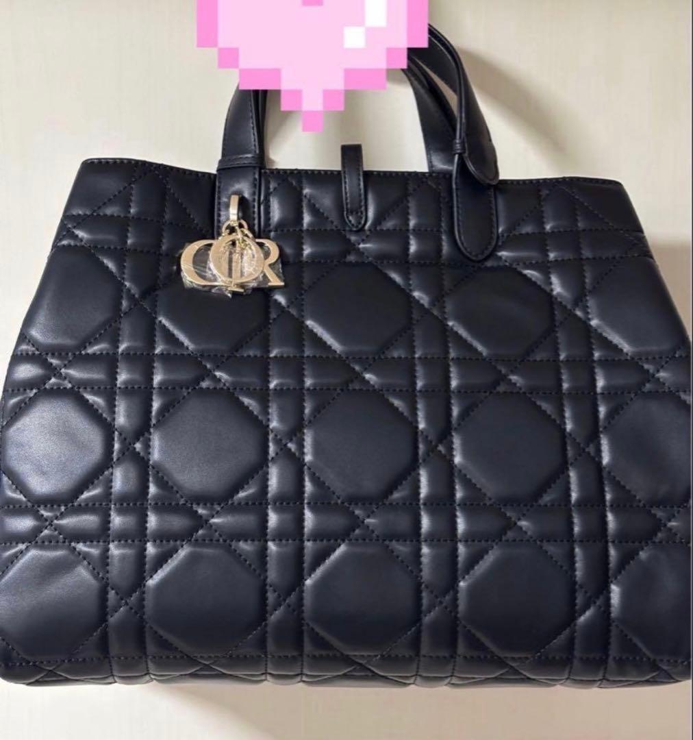 ブラックキルティングハンドバッグ　大容量限定価格