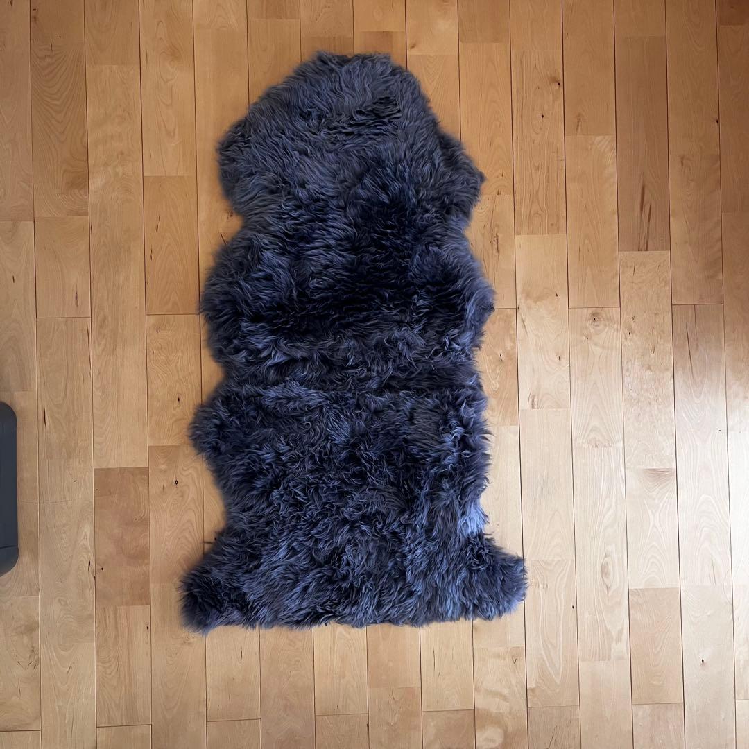 【AS2OVチェアにシンデレラ】天然ムートンラグ　50cm×120cm