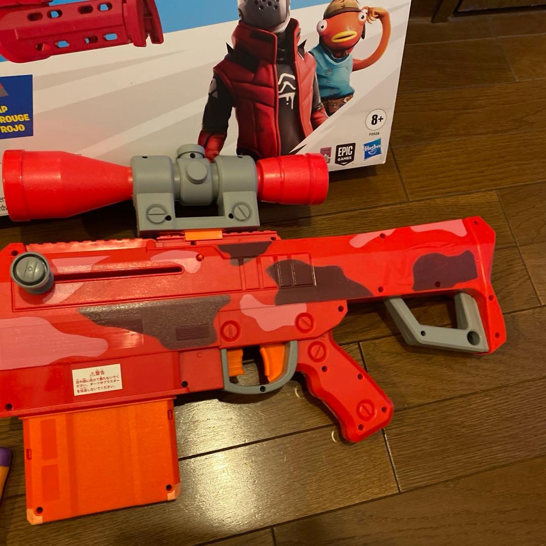NERF FORTNITE HEAVY SR トイガン　説明書、箱、ダーツ付き