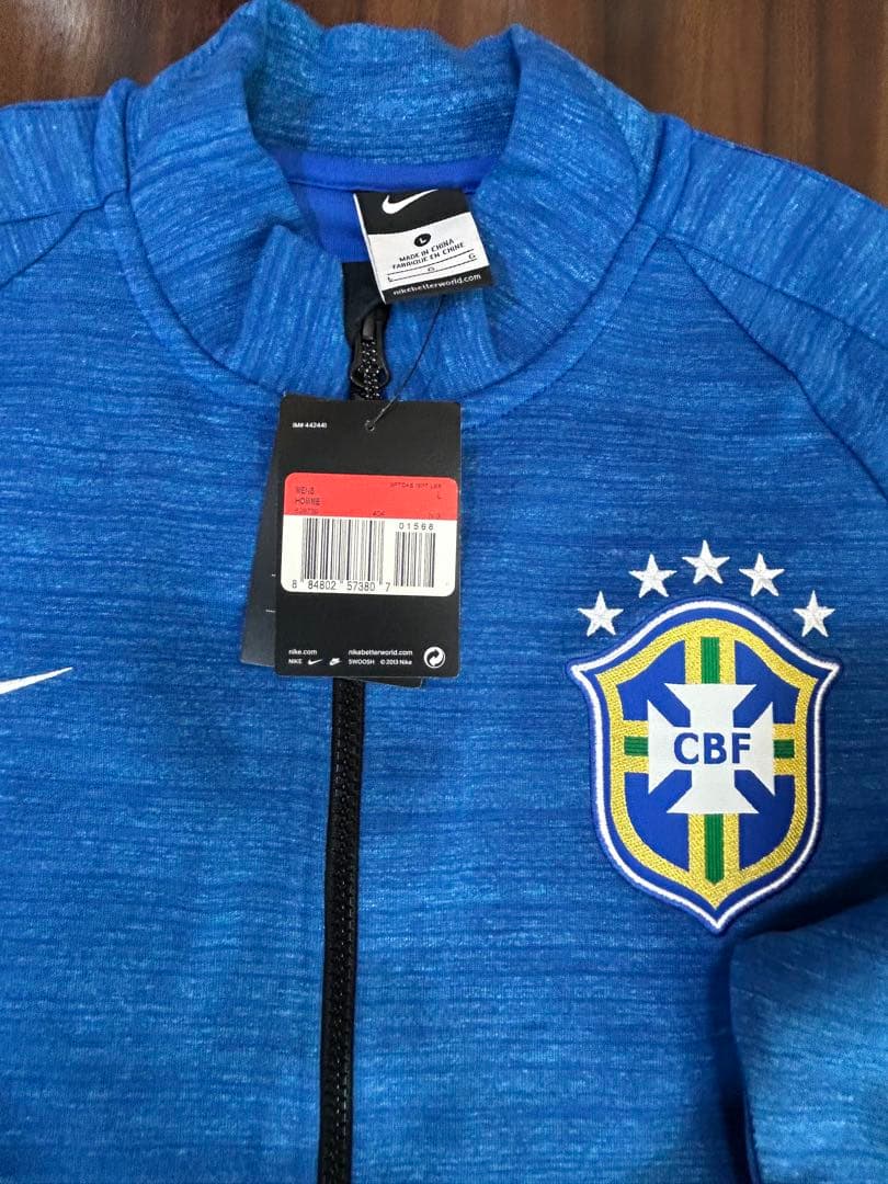 ブラジル代表　トレーニングウエア　ブルー　US−Ｌ