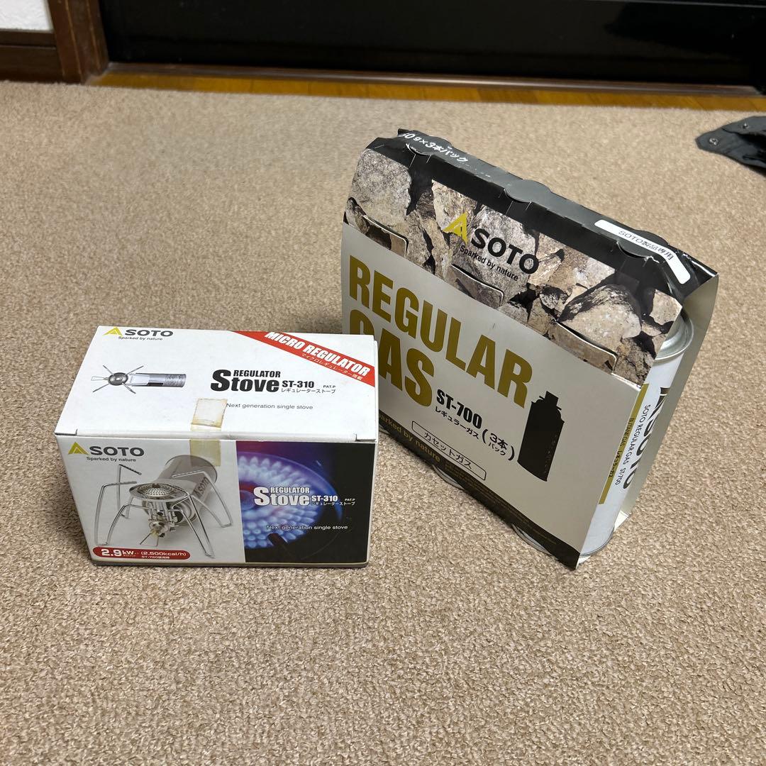 SOTO レギュレーター ストーブ ST-310＋レギュラーガス3本セット