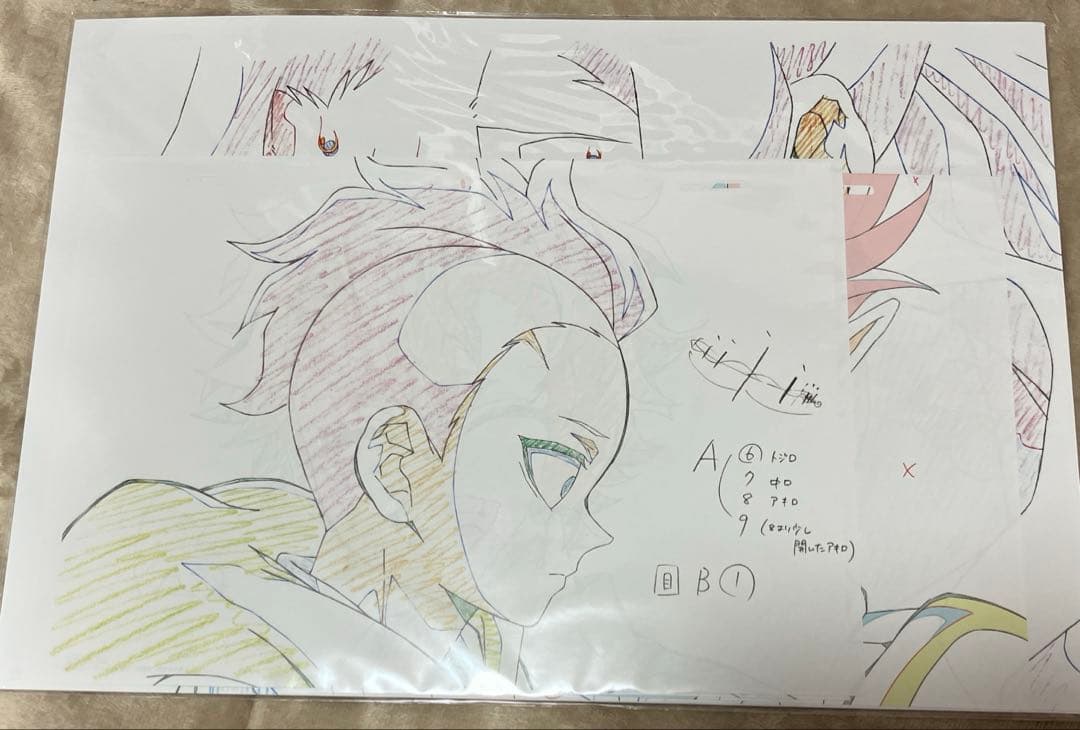 鬼滅の刃 ufotable DVD特典色紙、複製原画セット