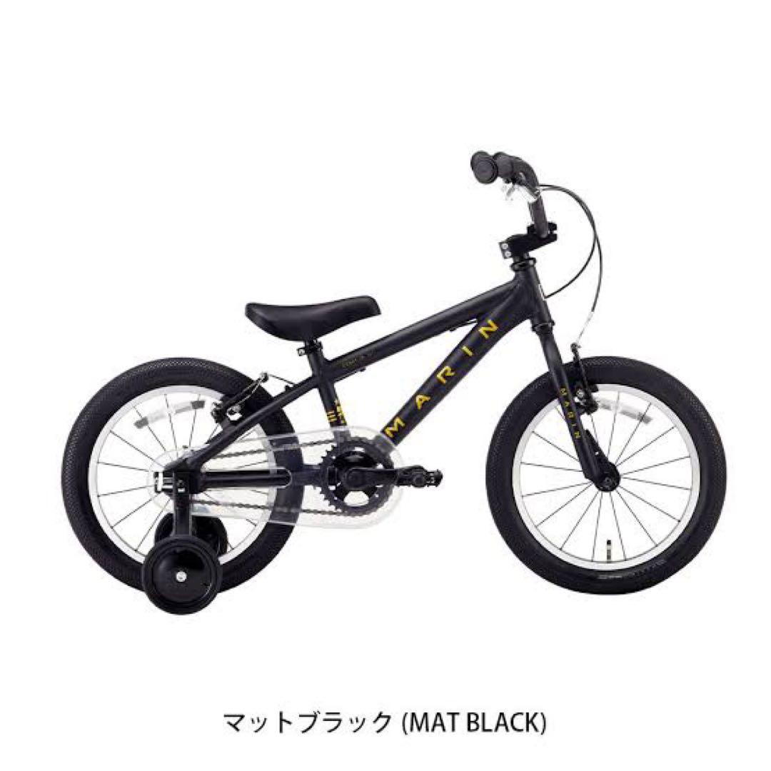 MARIN 16インチ 補助輪付自転車 マットブラック