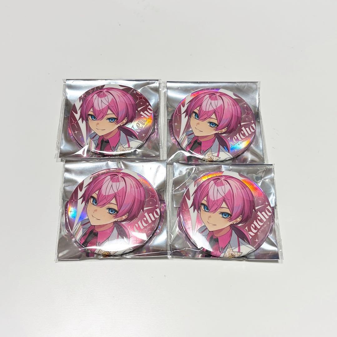 AMPTAK×COLORS けちゃ 缶バッジセット