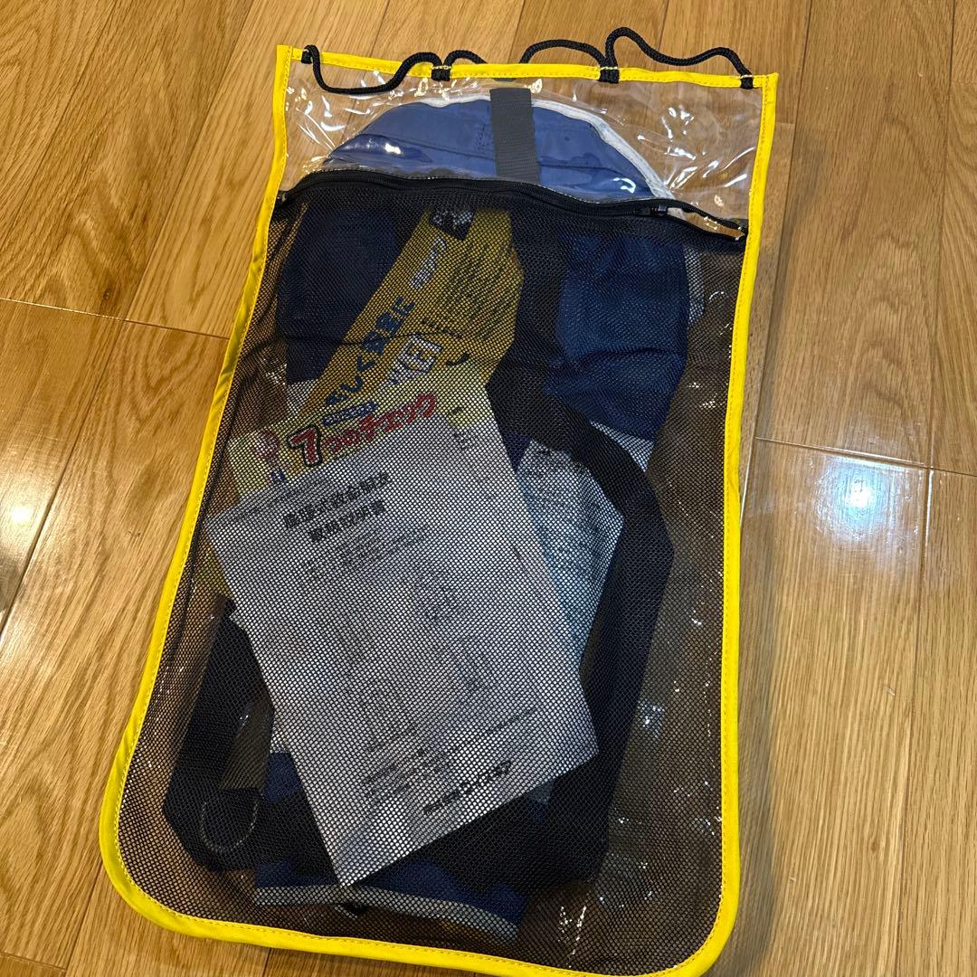 ネイビー ライフジャケット 収納バッグ付き