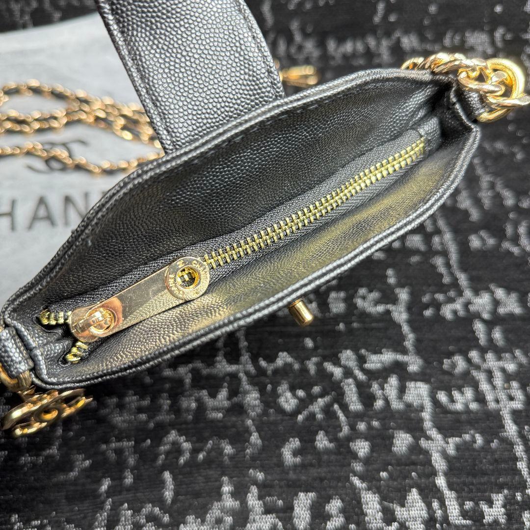 CHANEL ノベルティ キルティング 2way ショルダーバッグ ブラック