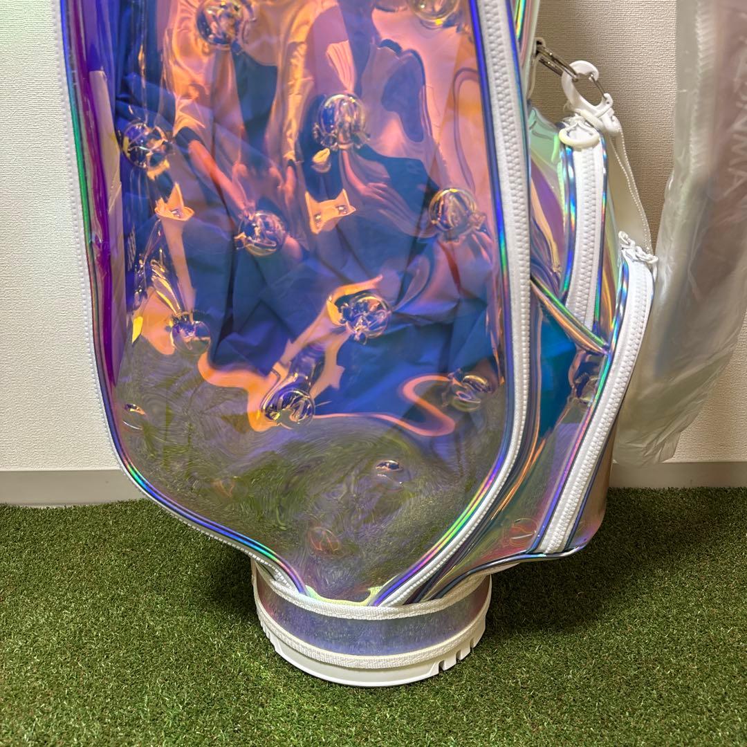 非売品 新品 HONMA ホンマ キャディバッグ オーロラ ホログラム クリアー