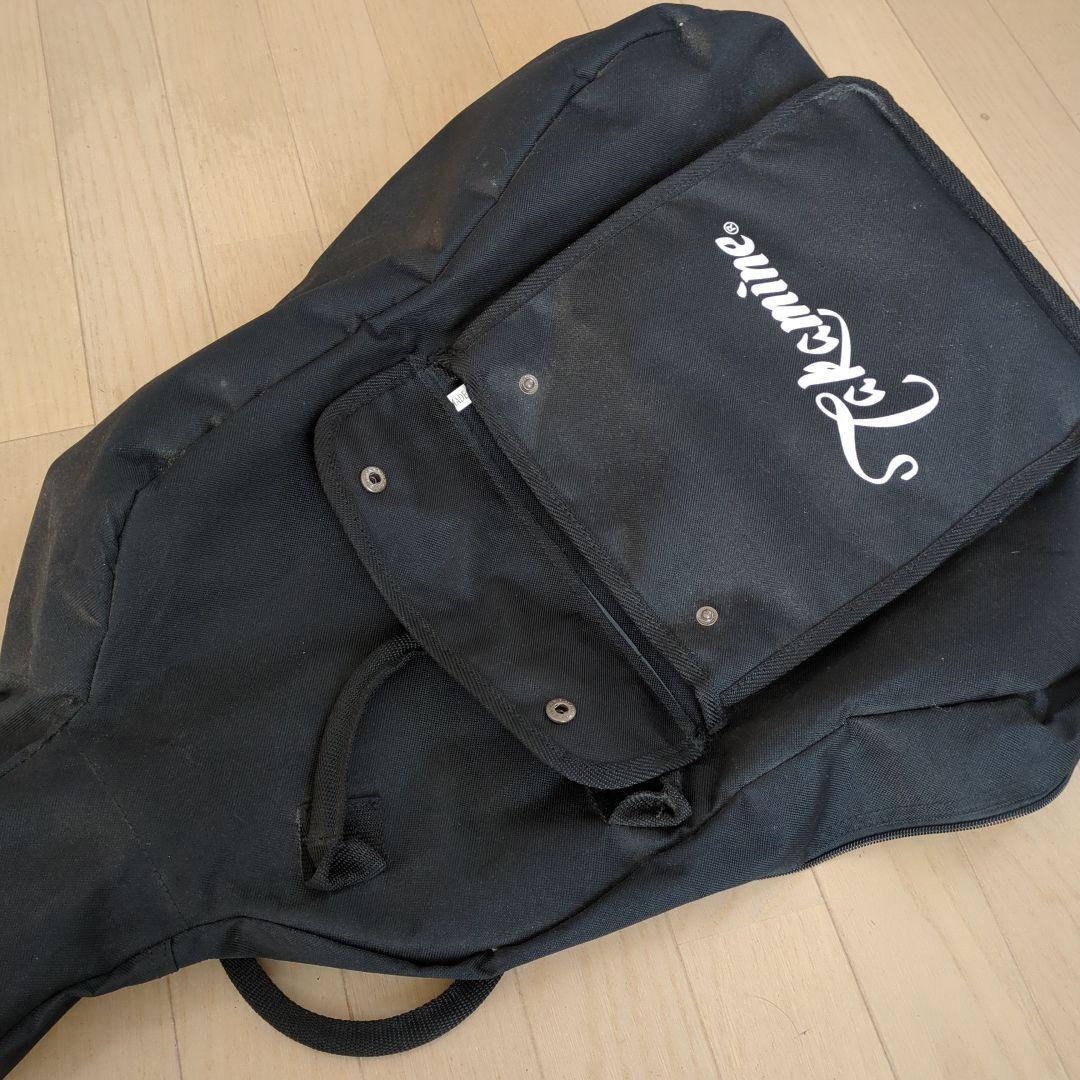 タカミネ　アコースティックギター レッド　保管品　ソフトカバー他附属品付き
