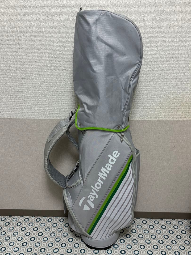中古 TaylorMade ゴルフバッグ キャディバッグ グレー ゴルフ