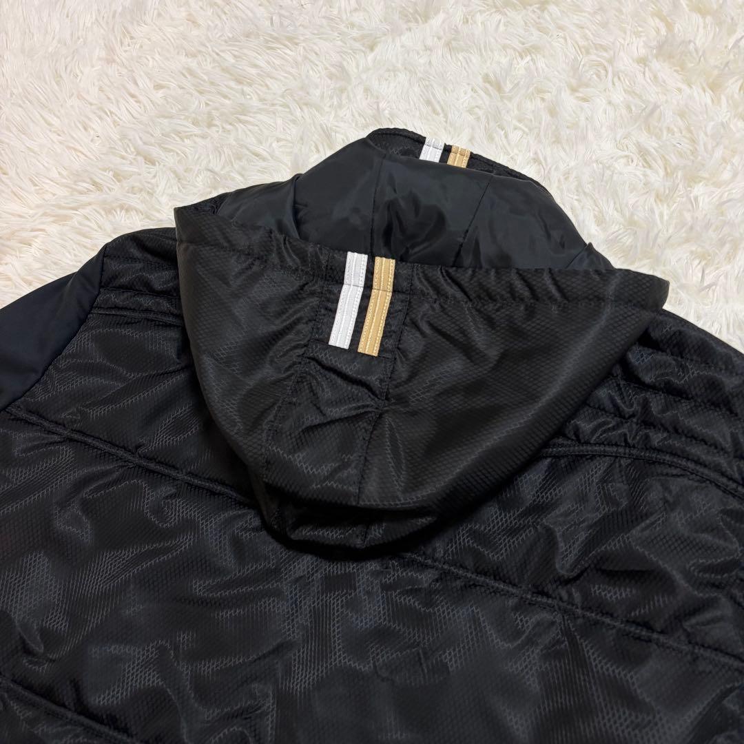 極美品 PUMA キングカズコレクション 2way 撥水 ベンチコート ブラック