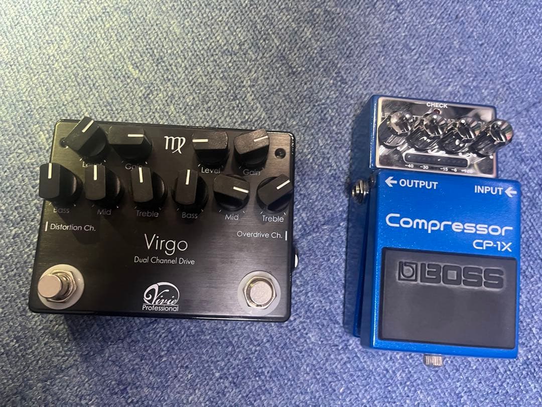 【廃盤】Vivie VirgoとBOSS CP-1X(歪3種+コンプ)