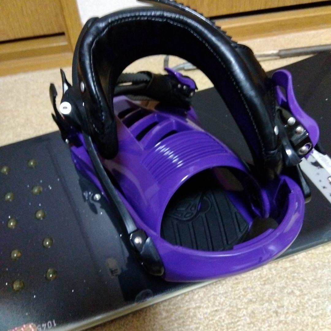 スノーボード板とビンディングセット