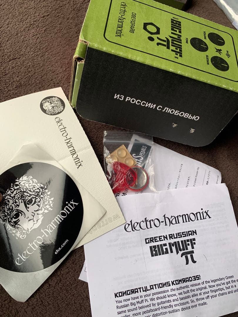 ギター EHX JHS Green Russian Bigmuff Moscow mod