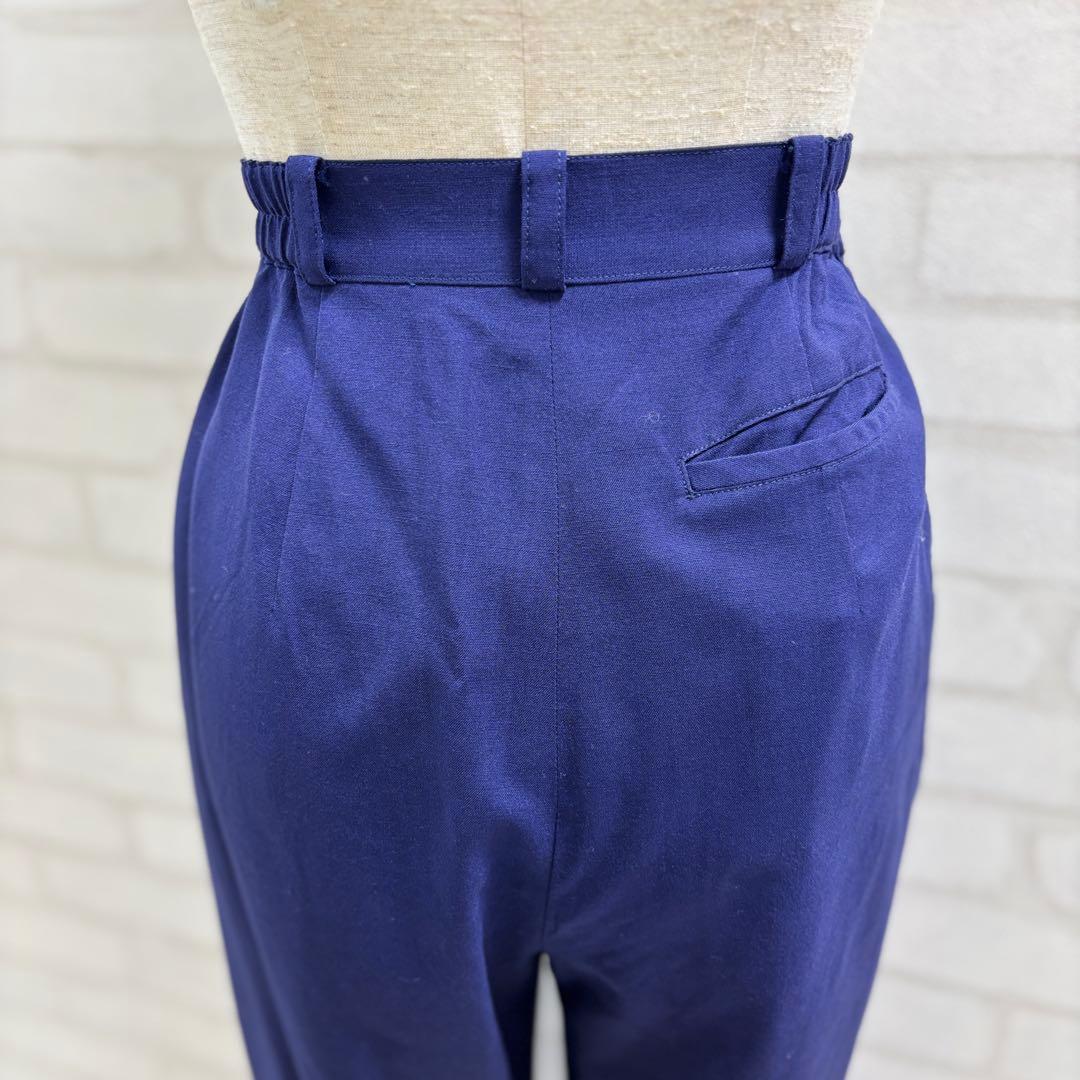 ★美品★ BALENCIAGA ゴルフウェア ネイビー テーパードパンツ S