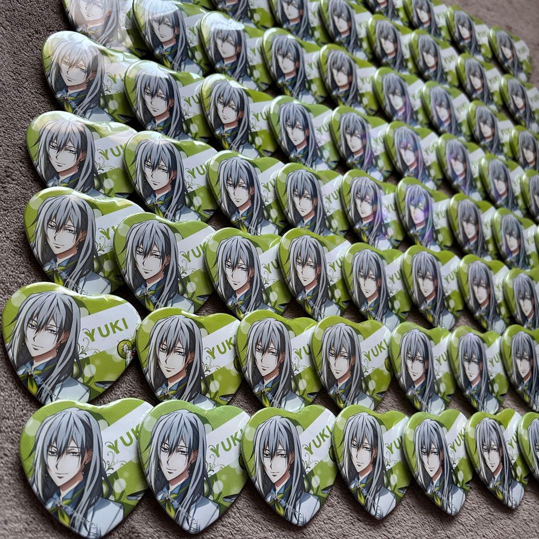 【大量⑥】アイナナ 千 Re:vale 缶バッジ ハート型