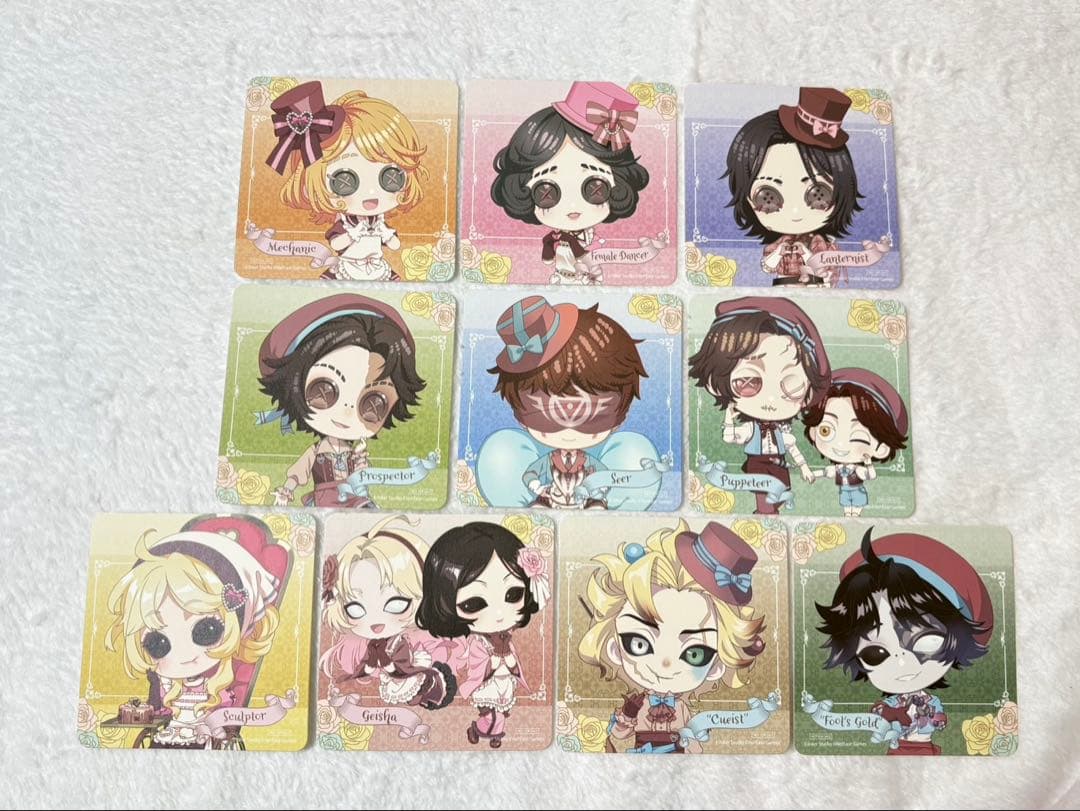 第五人格　THEキャラ　カフェ　特典　コースター　デフォルメ　コンプリートセット