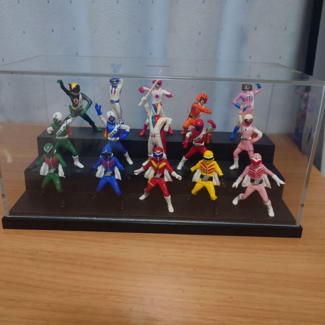 キャラエッグ　秘密戦隊ゴレンジャー　ジャッカー電撃隊　バトルフィーバーJ