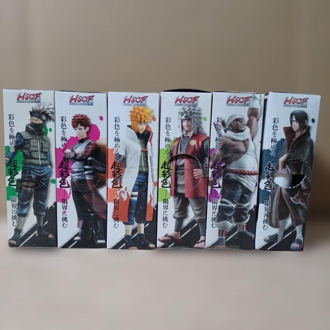 [未開封]5点セット　バンプレスト　超彩色　ナルト疾風伝