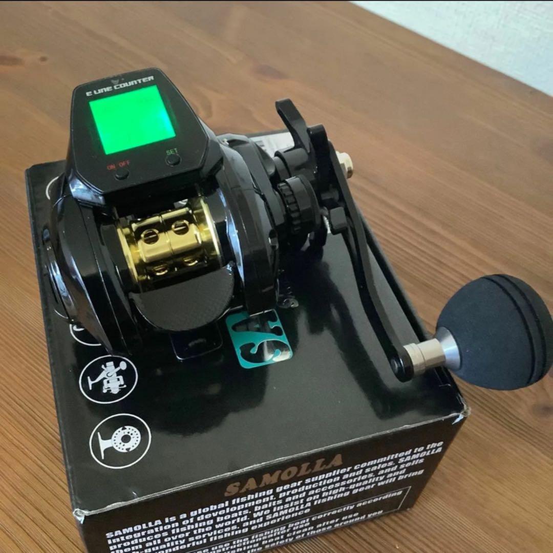 MH1.83m MAX350g 3ピースロッド&デジタルカウンター付ベイトリール