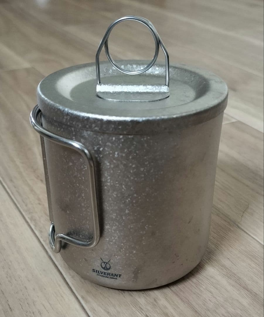 シルバーアント 結晶化チタン ダブルウォールマグ 300ml 茶こし