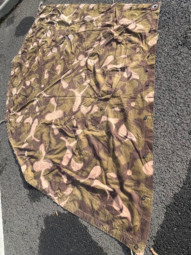 肉様　確認専用　②ハンガリー軍　初期　軍幕　ポンチョテント　未品　1枚