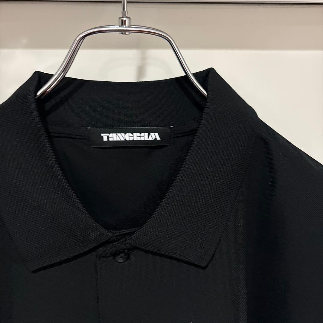 tangramブラックポロシャツ XXL